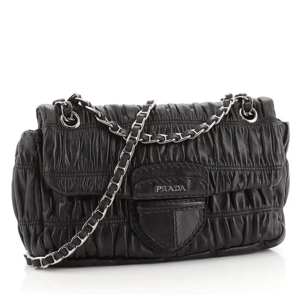 Prada Nappa Gaufre Chain - Picture 1 of 16